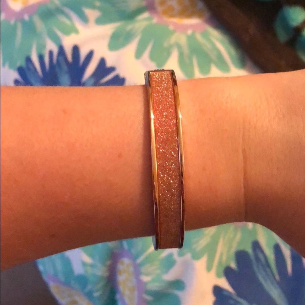 Sparkly pink bracelet